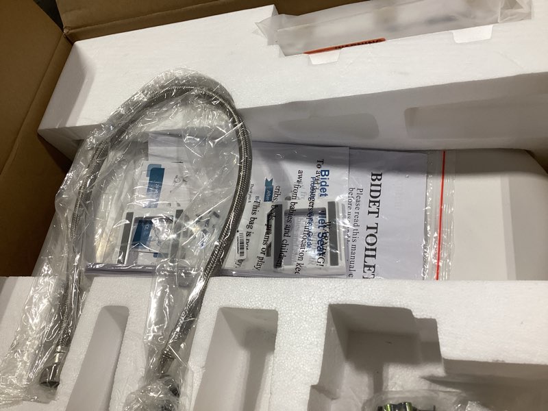 Condition photo showing Good Condition for FVZ Bidet Toilet Seat Elongated Smart Heated Toilet Seat with Warm Water & Dryer, Feminine & Child Wash, Self-Clean Stainless Steel Nozzle, Adjustable Water Pressure, Slow Close Lid (Olive)