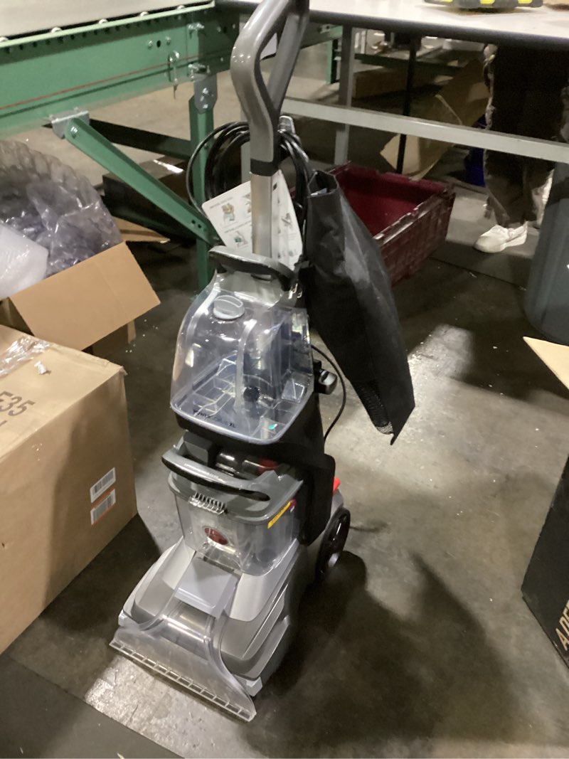 Condition photo showing As Is for Hoover Powerscrub XL Pet Carpet Cleaner Machine, Upright Shampooer, FH68050, Black