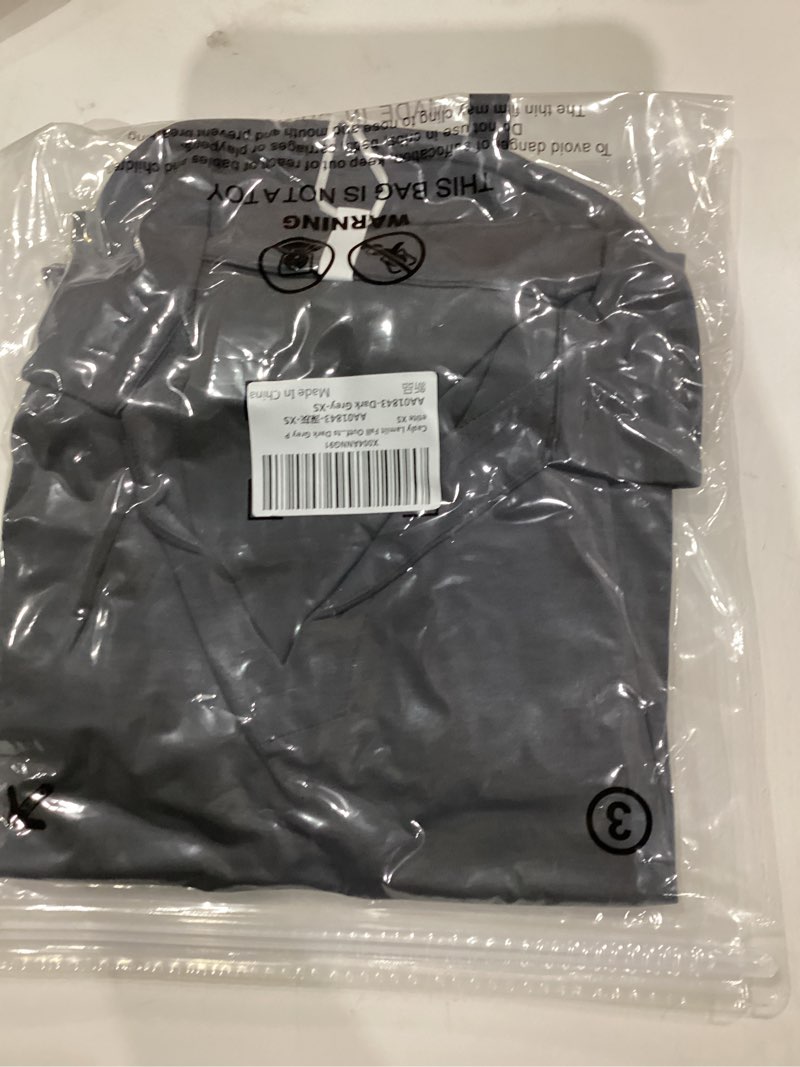 Condition photo showing New/Like New for Casly Lamiit Two Piece Sets for Women 2024 Casual Tracksuit Sweatshirt Skorts Matching Set Lounge Tennis Jogger Sweat Suit Dark Grey X-Small