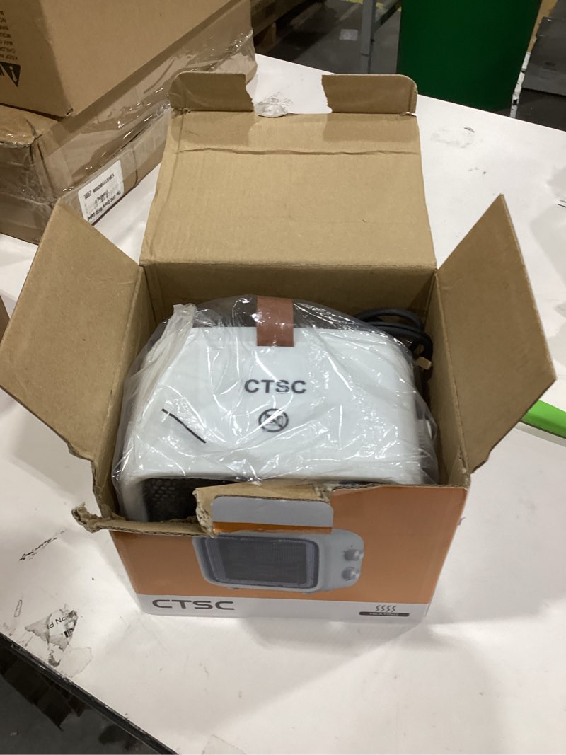 Condition photo showing New/Like New for CTSC Space Heater, 1500W Space Heaters for Indoor Use with Thermostat, High-efficiency PCT heating material, Safe and Quiet Portable Heater with Heating and Fan Modes for Bedroom, Home and Office White