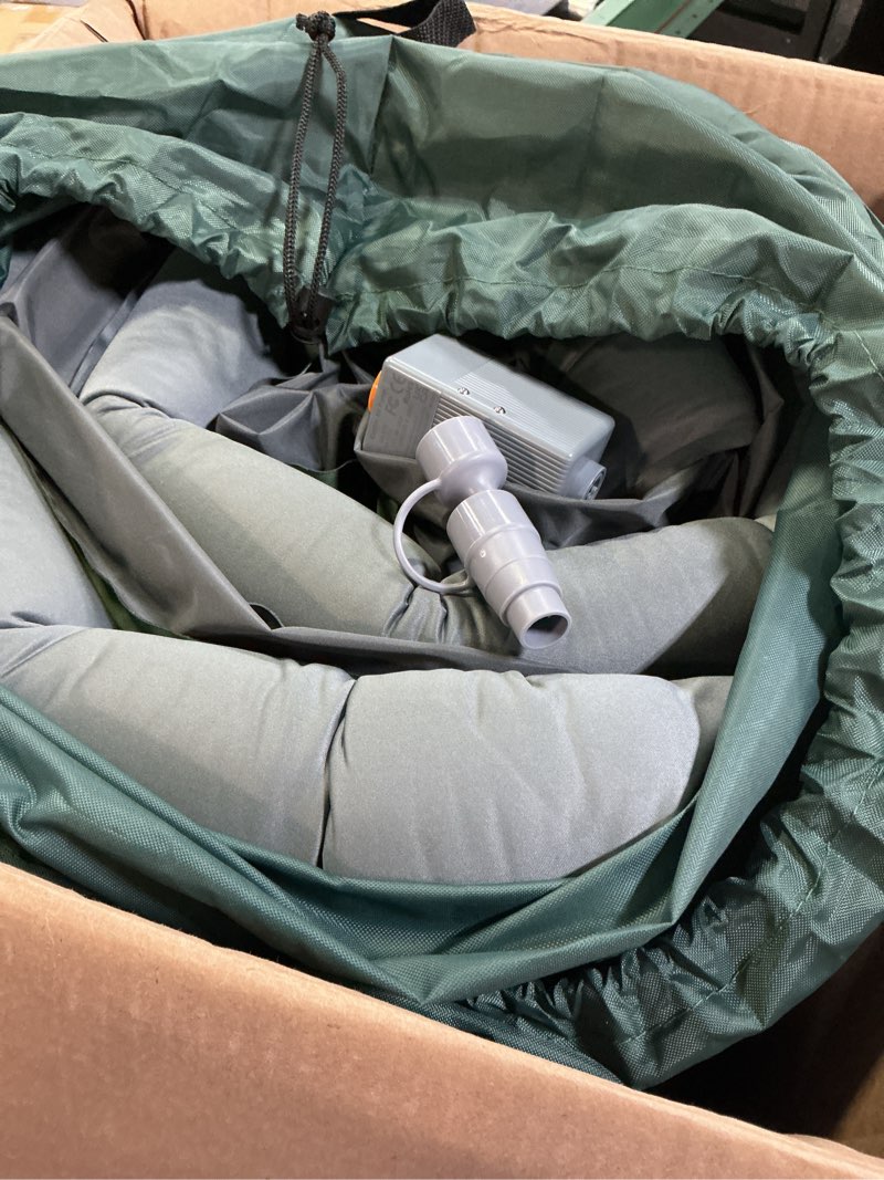 Condition photo showing Good Condition for elegear cumbrex™ self inflating sleeping pad, 3.15" ultra-thick memory foam camping pad with pillow fast inflating in 20s insulated camping mattress pad 4-season camp sleeping mat for camp/travel/tent army green single