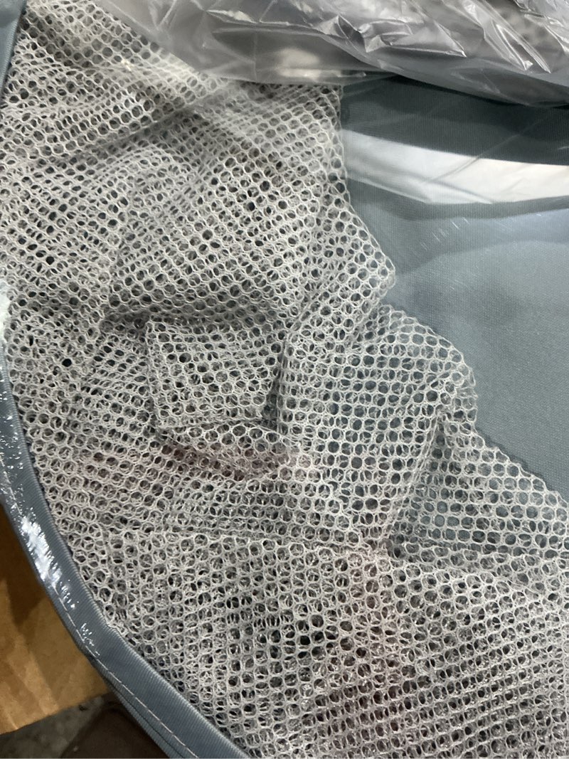 Condition photo showing Good Condition for seiritex mesh popup laundry hamper 115l collapsible laundry basket extra large capacity foldable clothing storage basket with handles 26 h x 18 w x 18 l (gray) 1 gray-1