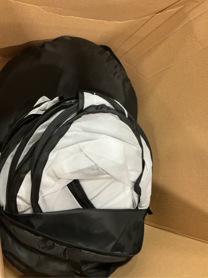 Condition photo showing Good Condition for ANGAR 2Pack Pop Up Winter Garden Covers for Raised Beds, 45" x 22" x 16"Plant Covers Freeze Protection, Garden Rows Greenhouse Raised Bed Cover for Seedlings Vegetable Fruits Rows, Includes 16 Stakes