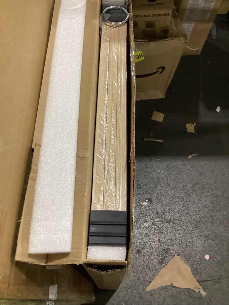Condition photo showing New/Like New for 20x24 poster frame, display pictures 16x20 with mat or 20x24 without, wall hanging frames, natural oak, 3 pack natural oak 20x24