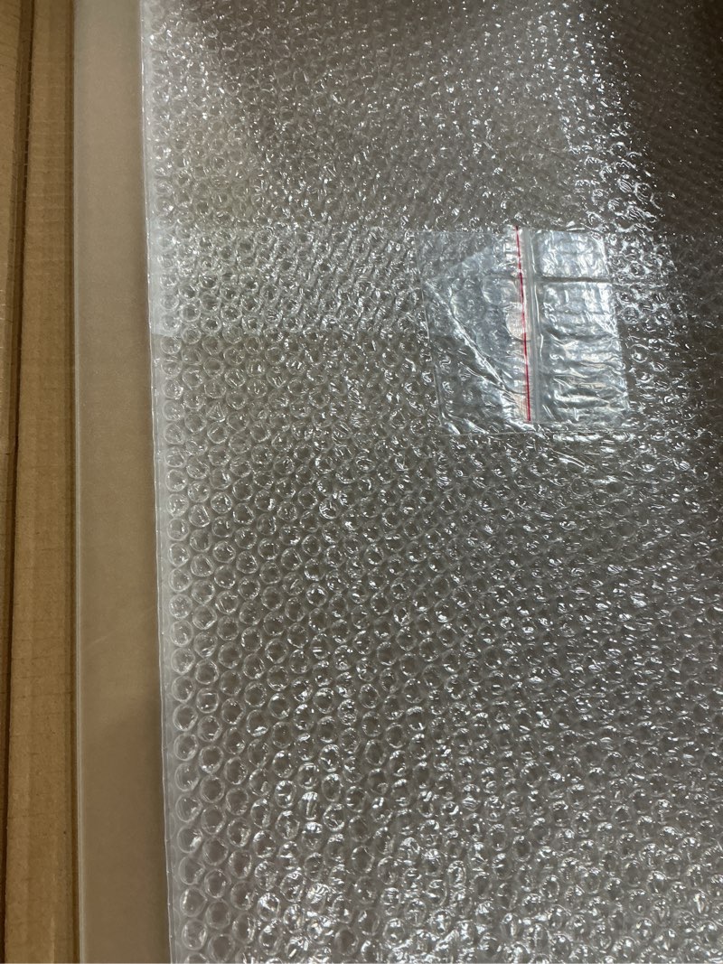Condition photo showing New/Like New for tempered glass desk pad to protect desk, 18" x 24" clear office desk pad for keyboard and computer monitor, glass desk mat for desktop dry erase 18" x 24" clear 24" x 18"