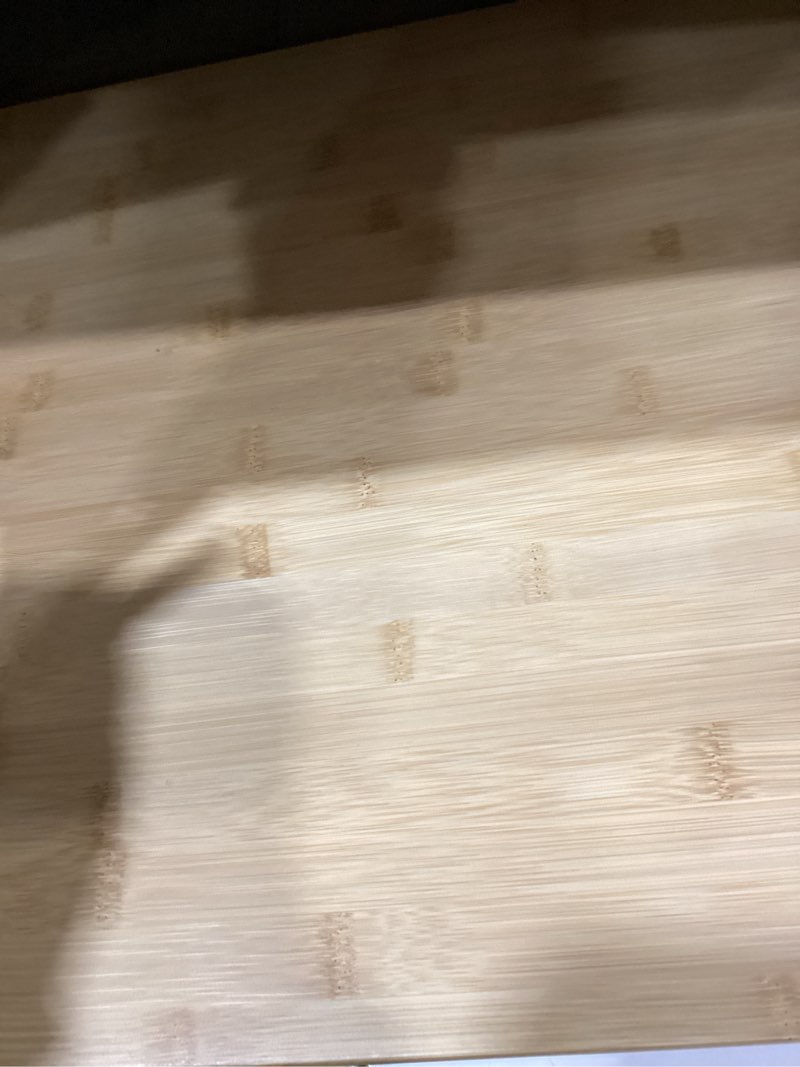 Condition photo showing Good Condition for Large Size Floor Desk Nnewvante Floor Table Tray with Folding Legs Adjustable Low Coffee Table for Breakfast Serving Tray Gaming Writing 33.5x17.7in Bamboo 33.5 inch