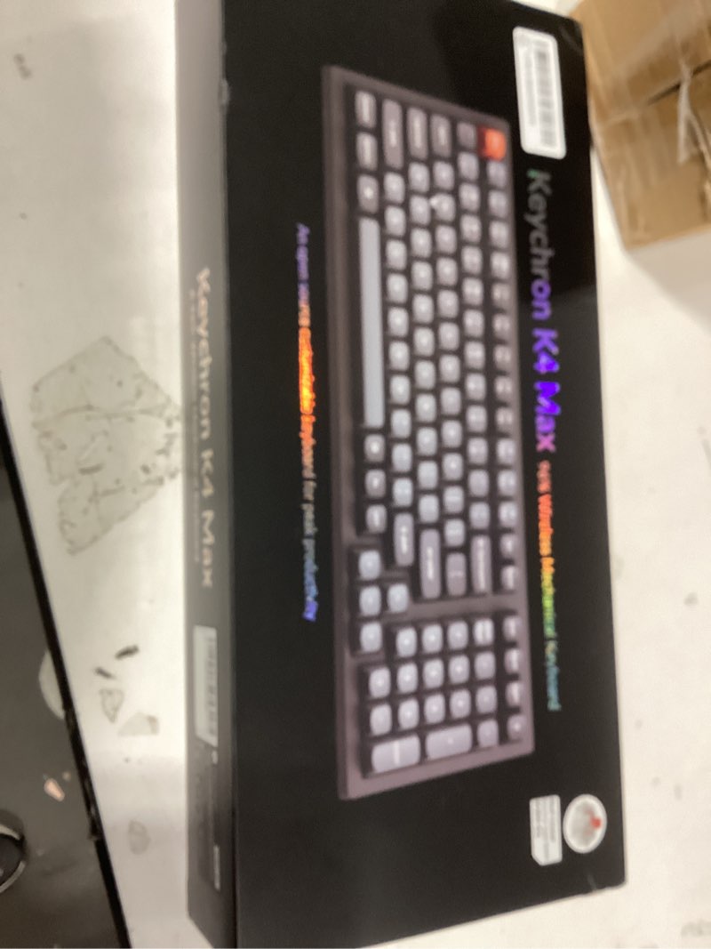 Condition photo showing New/Like New for Keychron K4 96% Layout 100 Keys Wireless Bluetooth 5.1/Wired USB Mechanical Gaming Keyboard with Gateron G Pro Red Switch White LED Backlight N-Key Rollover for Mac Windows PC-Version 2