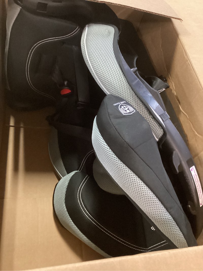 Condition photo showing Good Condition for evenflo chase lx harnessed booster car seat (jameson gray) new evenflo chase lx harnessed booster car seat