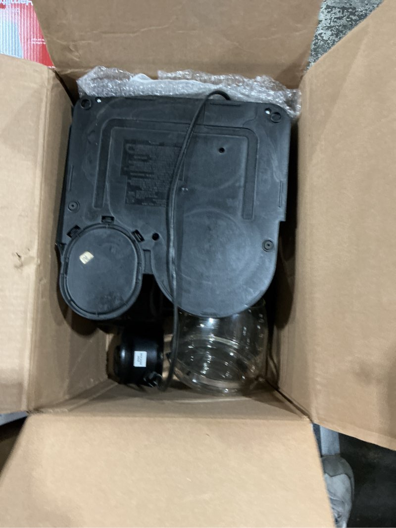 Condition photo showing As Is for Hamilton Beach FlexBrew Trio 2-Way Coffee Maker, Compatible with K-Cup Pods or Grounds, Combo, Single Serve & Full 12c Pot, Black - Fast Brewing (49902) Black, Fast Brewing, Removable Reservoir