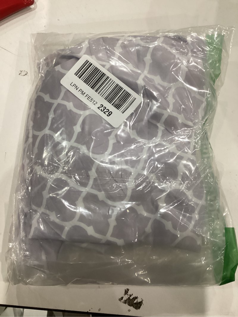 Condition photo showing As Is for Round Tablecloth with Elastic Edge, 36-60Inch Waterproof Table Cloth for Dinner, Outdoor, Picnic, 48inch, Lantern Pattern B-lantern Pattern 48" (Round)