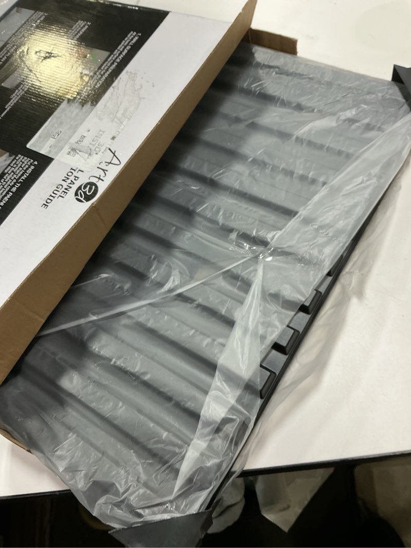 Condition photo showing Good Condition for Art3d Slat Wall Panel, 3D Fluted Textured Panel 12-Tile 19.7 x 19.7in. - Cover 32 Sq.Ft., Black 19.7 x 19.7in. Square - Black 12