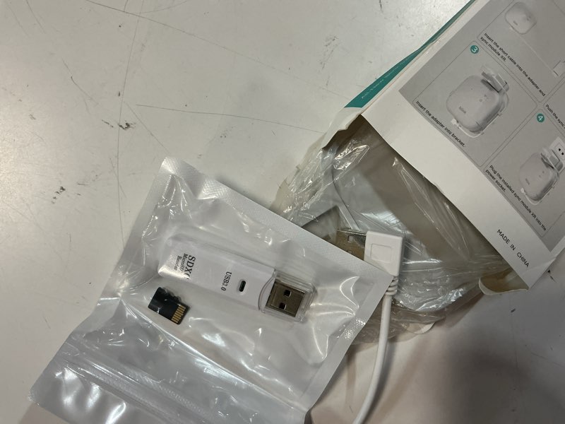 Condition photo showing Good Condition for 256gb micro sd card & outlet wall mount for blink sync module xr with short cable, sd card for local video storage with reader, save space, mount bracket for blink outdoor indoor security system xr mount with sd card white