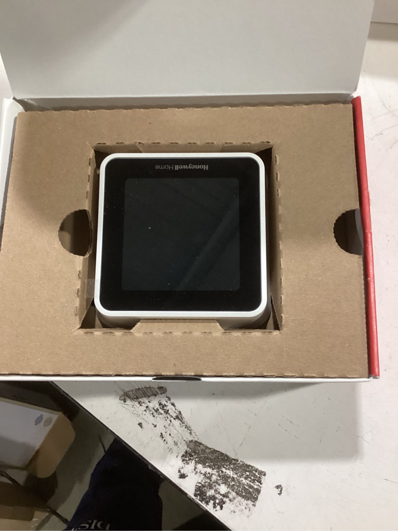 honeywell home black/white smart compatible thermostat with wi-fi compatibility