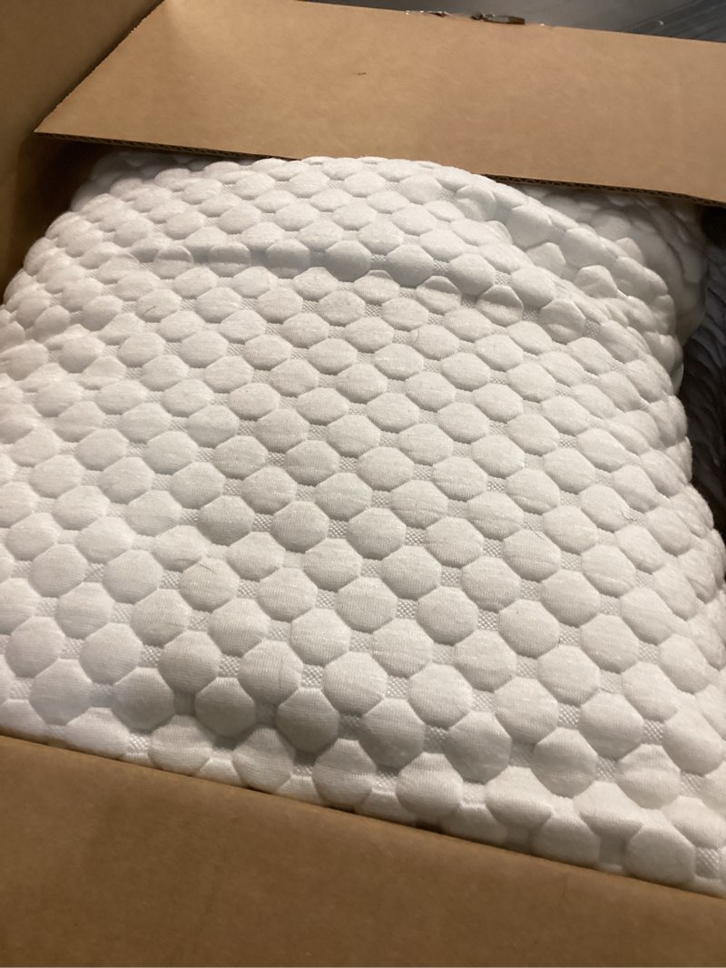 Condition photo showing Good Condition for Cooling Pillows King Size Set of 2, Memory Foam Pillows with Zipper, Firm Bed Pillows Adjustable for Hot Side Back Stomach Sleepers King(Pack of 2) White