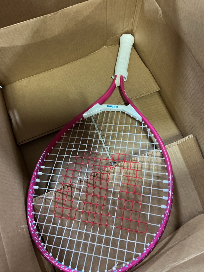Condition photo showing Good Condition for wilson ultra power 21" junior recreational tennis racket - pink/white/blue