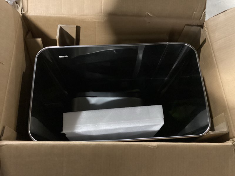 Condition photo showing Good Condition for EKO Mirage X 80 Liter / 21.1 Gallons Motion Sensor Trash Can, Automatic Large Kitchen Trash Can Touchless, Stainless Steel Mirage 80L - Stainless Steel