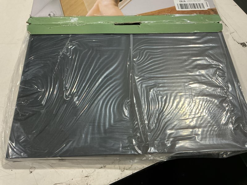 Condition photo showing Good Condition for acrylic cutting board with counter lip | 60% thicker & durable | bpa-free & food-safe kitchen tool | perfect for protecting countertops | versatile & easy to clean | ideal for home & professional use black 23"l x 17"w
