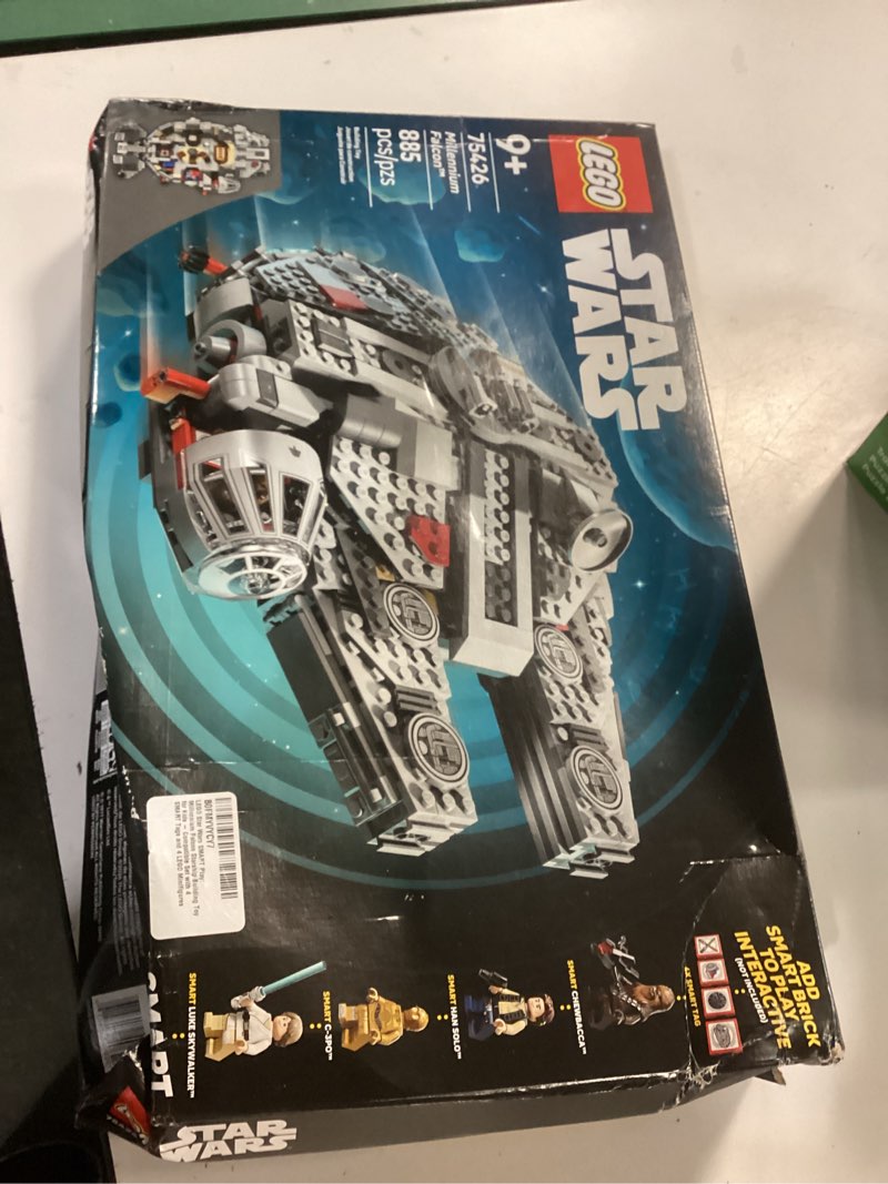 Condition photo showing New/Like New for lego star wars smart play: millennium falcon starship building toy for kids - compatible set with 4 smart tags and 4 minifigures - gift for boys, girls and fans ages 9+ - 75426