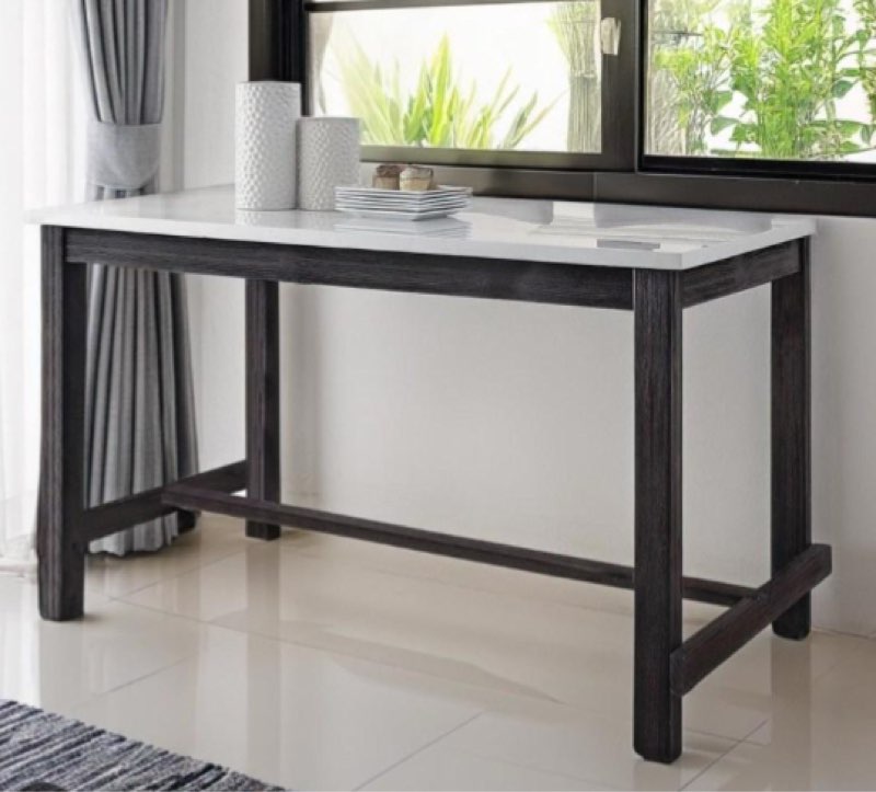 Acme Furniture Yelena Weathered Espresso Counter Height Table