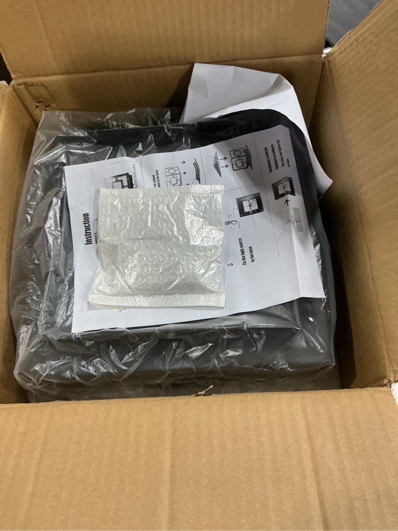 Condition photo showing New/Like New for slawa outdoor post caps lights modern square fence pillar lamps waterproof lawn column cap lamp courtyard stainless steel housing light deck post light fixture with pier mount yard pedestal light 25cm