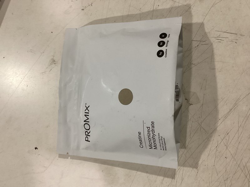Condition photo showing Good Condition for promix nutrition creatine monohydrate travel packs, 5g of micronized clean creatine for men and women, supports muscle growth & recovery, vegan - 30 servings 0.18 ounce (pack of 30)
