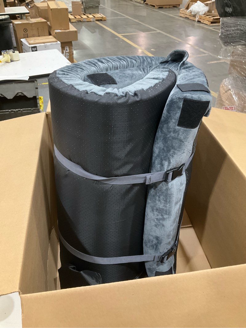 Condition photo showing Good Condition for cymula memory foam camping mattress pad, certipur-us sleeping mat, portable roll up mattress for adults, camping bed pads for sleepover, car bed with travel bag grey small single/cot-72x24x3 in