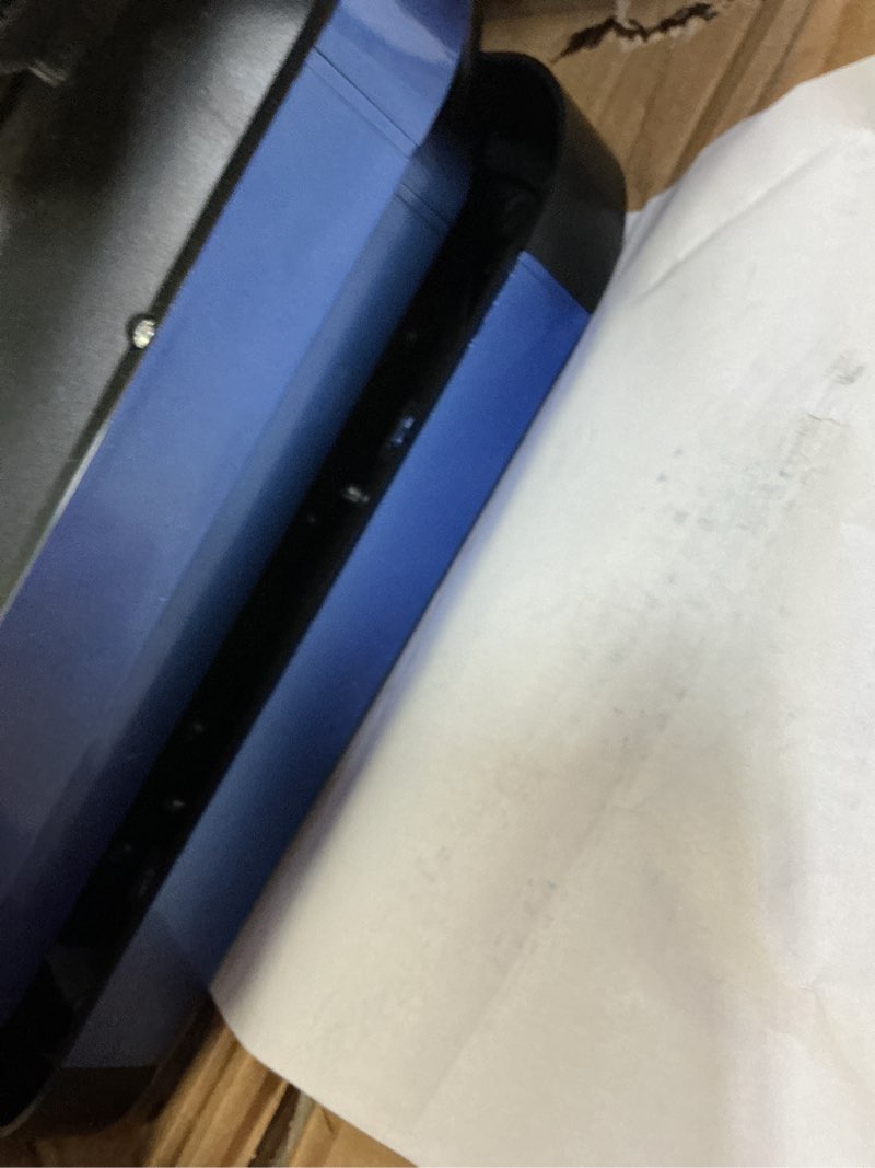 Condition photo showing As Is for axv vibration plate fitness platform exercise machine vibrating shaking full body shaker workout vibrate stand shake board sport gym for weight loss fat burner for women men slim-blackblue