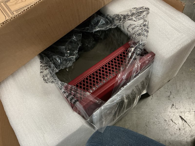 Condition photo showing Good Condition for Duraflame Tabletop Portable Electric Heater & Fireplace RED