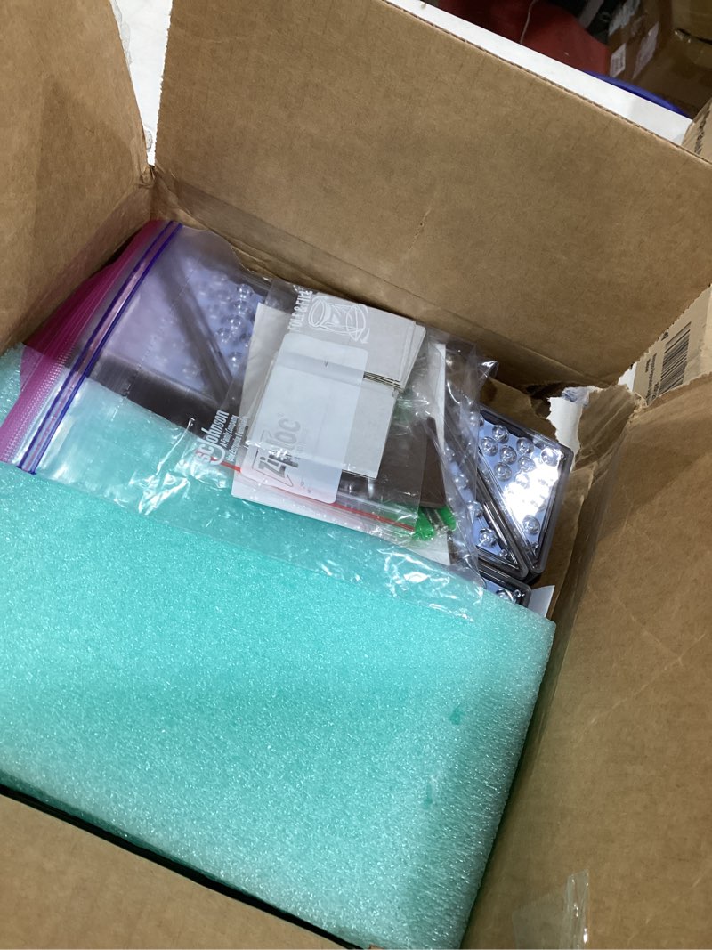 Condition photo showing As Is for VOLISUN Solar Step Lights Outdoor Waterproof, LED Outdoor Stair Lights, Solar Step Light for Outside, Deck Light Decor for Stair,Front Porch and Patio(Brown,16 Pack) Brown 16