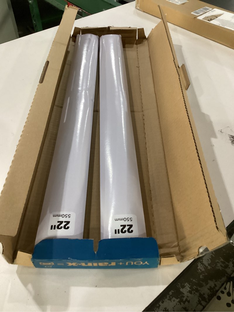 Condition photo showing New/Like New for Rain-X 810329 Total Clear Beam Wiper Blades 22" & 22" Windshield Wipers for All-Weather Performance, Rubber Squeegee for Smooth Clean Wipe & Quiet Operation - 2 Pack Value 22" and 22" Total Clear