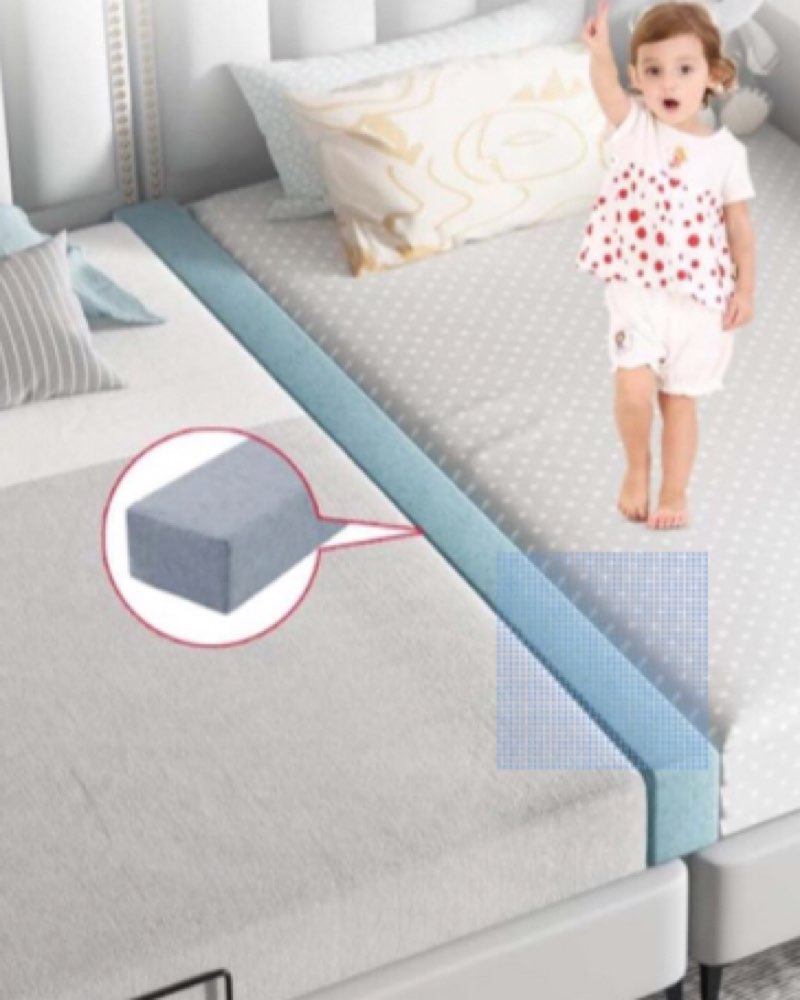 Headboard/Bed gap filler aquamarine 
