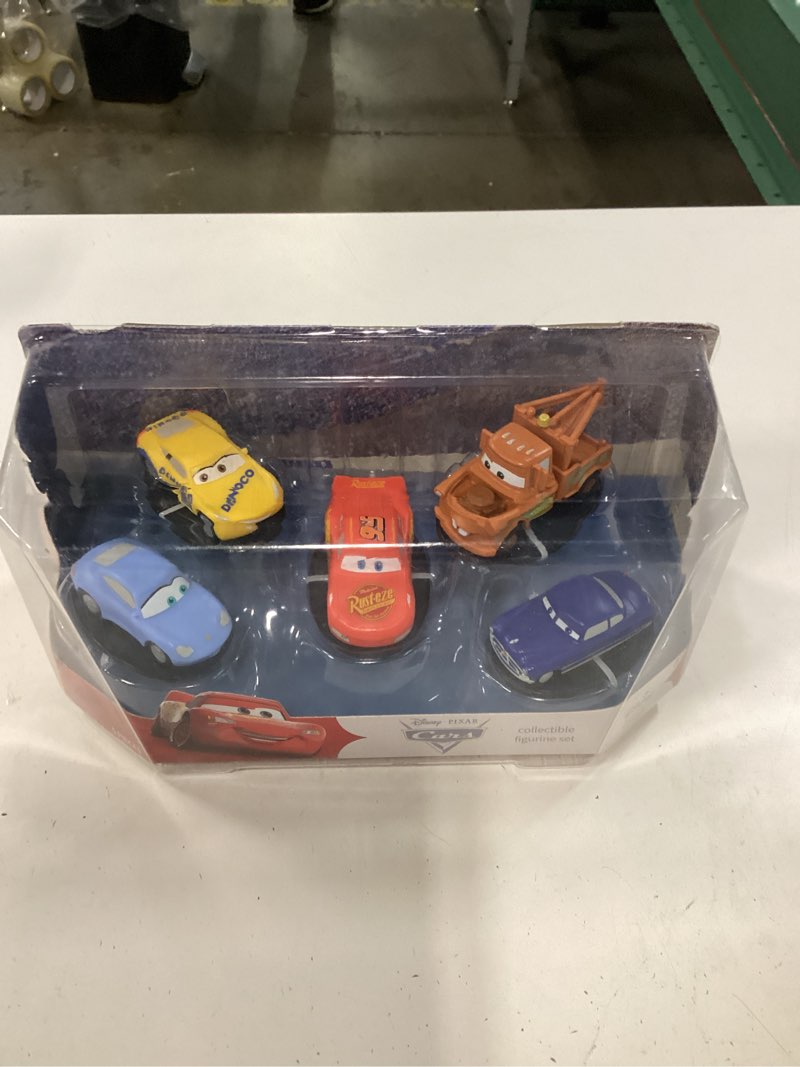 Condition photo showing Good Condition for disney pixar cars collectible figure set, 5pk 3” character toy figures