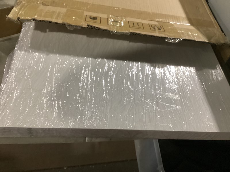 Condition photo showing Good Condition for wire rack covers for shelves, 30*16 inch wires shelf ccover, shelfs covers for wire shelving, easy to cut install wires shelf 0.31-inch thick moisture durable shelfs liner for kitchen, pantry white white 30w x 16d