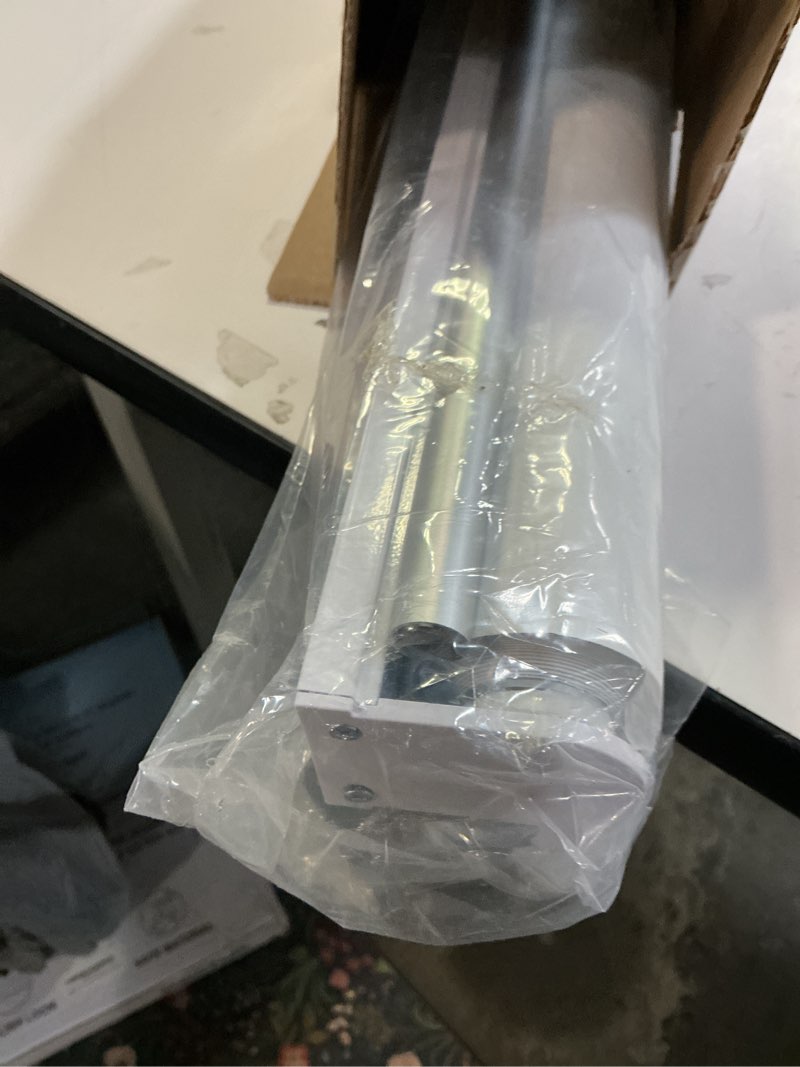 Condition photo showing New/Like New for Joydeco White Fabric Mini Blinds 35 Inch Wide Cordless Black Out Roller Shades for Sliding Glass Door Bedroom Home Window Darkening (35x 75) White 35"W x 75"H