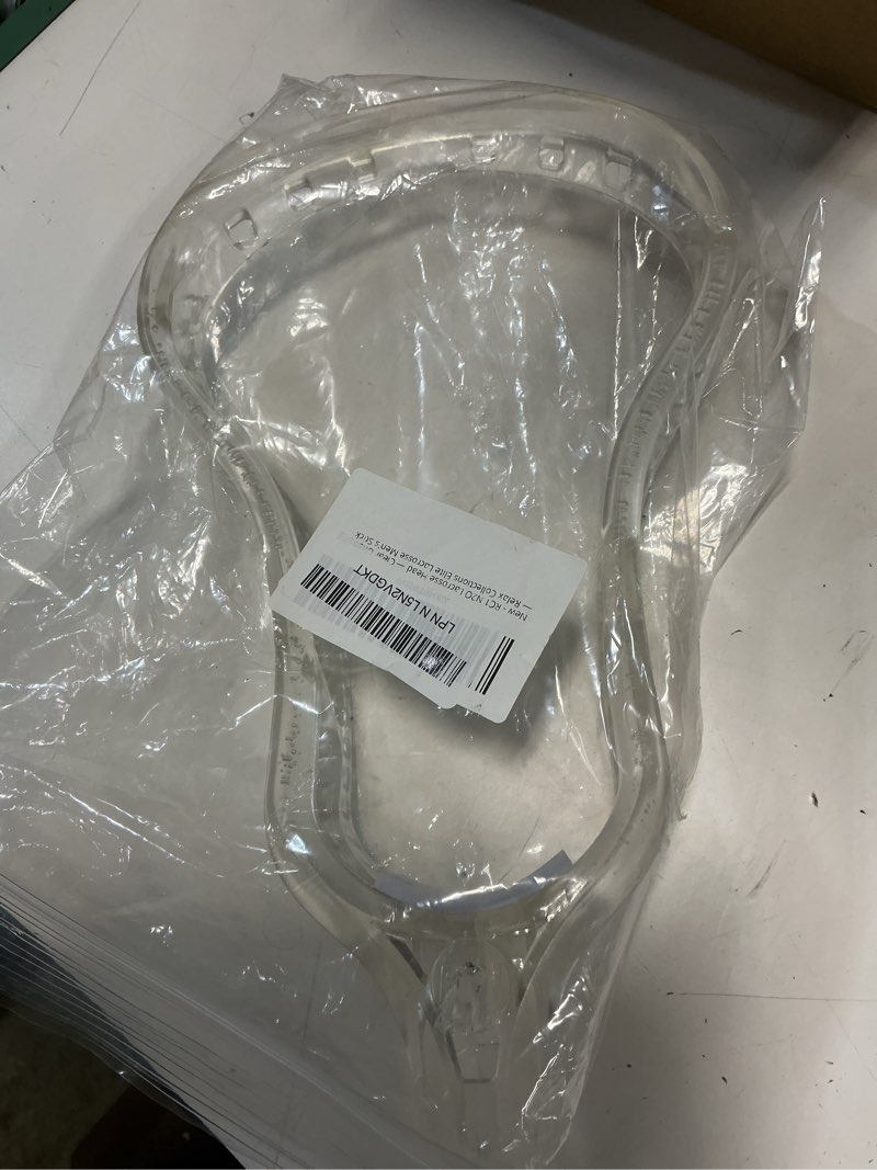 Condition photo showing Good Condition for 8timber rc1 n2o lacrosse head — clear unstrung — relax collections elite lacrosse men's stick