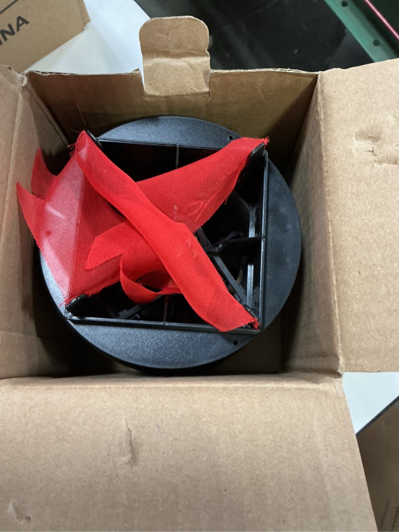 Condition photo showing Good Condition for ele ELEOPTION Electronic LED Fake Fire Flame Simulated Effect Light No Heat Base Support Halloween Artificial Flames 3D Campfire Centerpiece for Christmas, Festival Night Clubs (3D Triangle Flame)