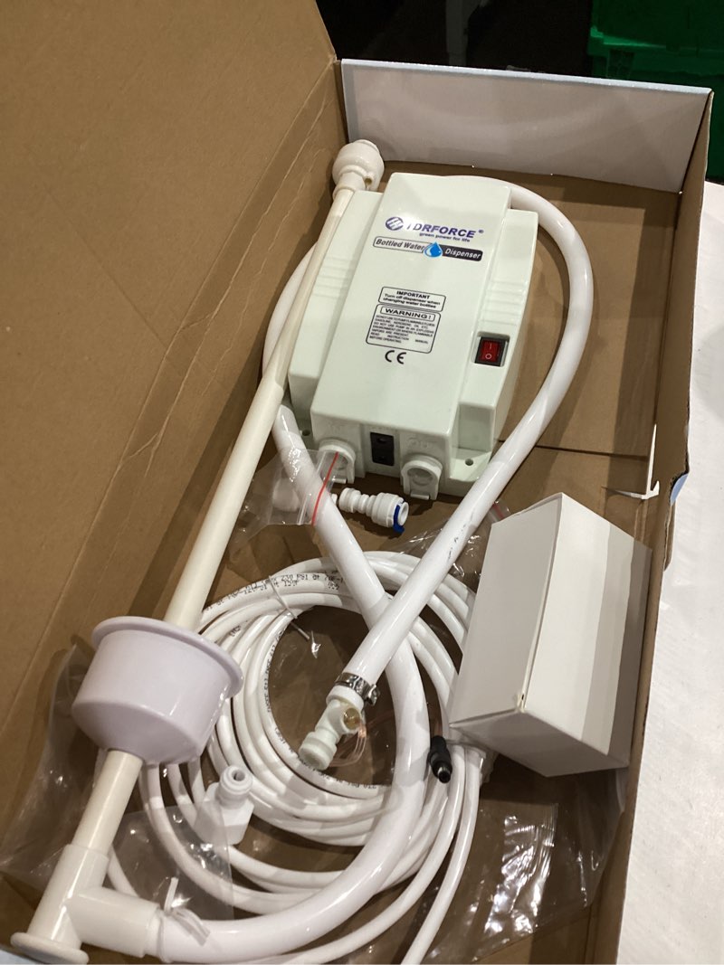 Condition photo showing As Is for LIYUAN 5 Gallon Auto Bottled Water Pump System 5Gallon Water Jug Pump Portable Water Dispenser Five Gallon Drinking Water Pump System for Refrigerator Ice Maker Coffee Fridge Water Pump