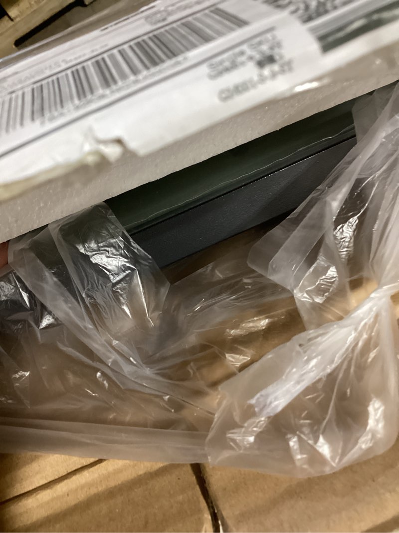 Condition photo showing Good Condition for Hasipu LED Over Door Mirror Full Length, 44" x 15.8" Lighted Full Body Wall Mounted Mirror, Light Up Long Dressing Mirror, Square Black Black 44"L x 15.8"W