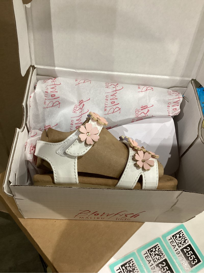 Condition photo showing Good Condition for Blowfish Malibu Girls Sunflower-t 6 Infant White Multi