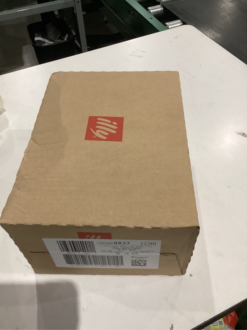 Condition photo showing New/Like New for Illy Ground Drip Coffee - Classico Medium Roast - Mild & Balanced - 100% Arabica - Pre-Ground for Drip Pour Over - Pressurized Packaging Sealed for Freshness - 8.8oz (Pack of 6) Classico Medium Roast Ground Drip 8.8 Ounce (Pack of 6)