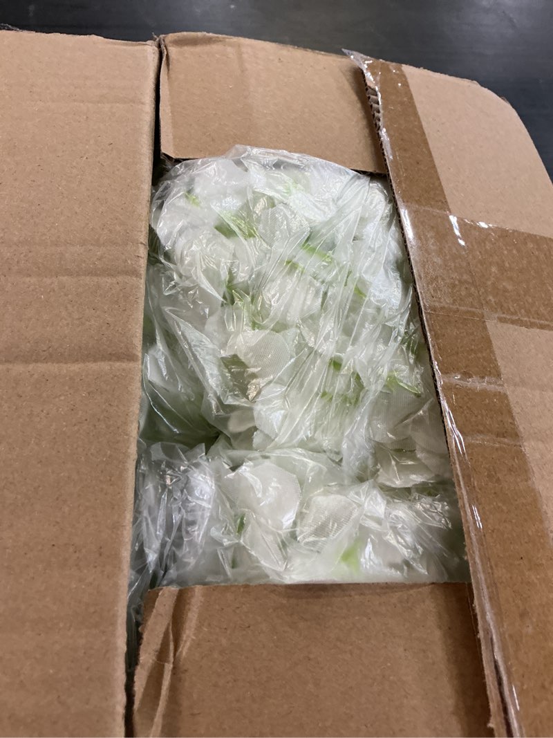 Condition photo showing New/Like New for 40 pack white pink wisteria hanging flowers, fake flowers for decoration, artificial hanging flowers,vines for bedroom,flower garland for home,party,garden, wall,wedding decoration(3.6 ft/pcs) white & light pink 40 pcs