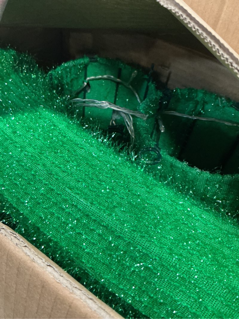 Condition photo showing As Is for Holiday Living 4.5-ft LED Cactus with