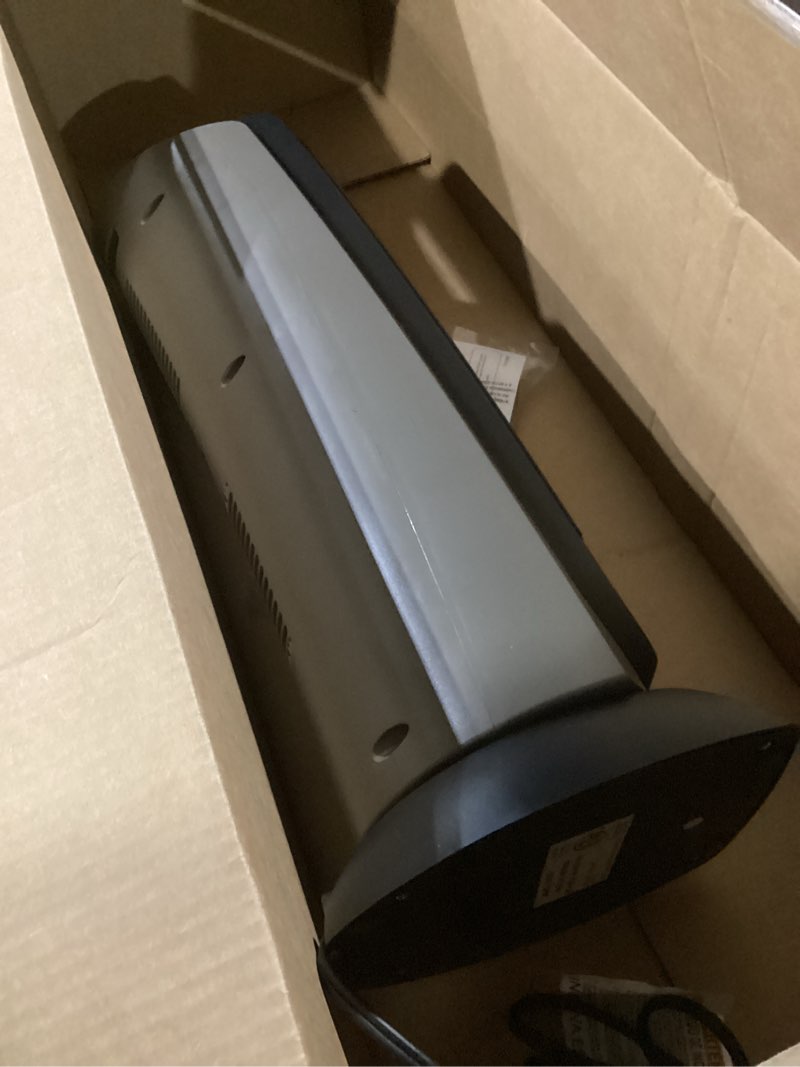 Condition photo showing Good Condition for Lasko - Portable Ceramic Tower Space Heater with Remote Control - Black/Silver