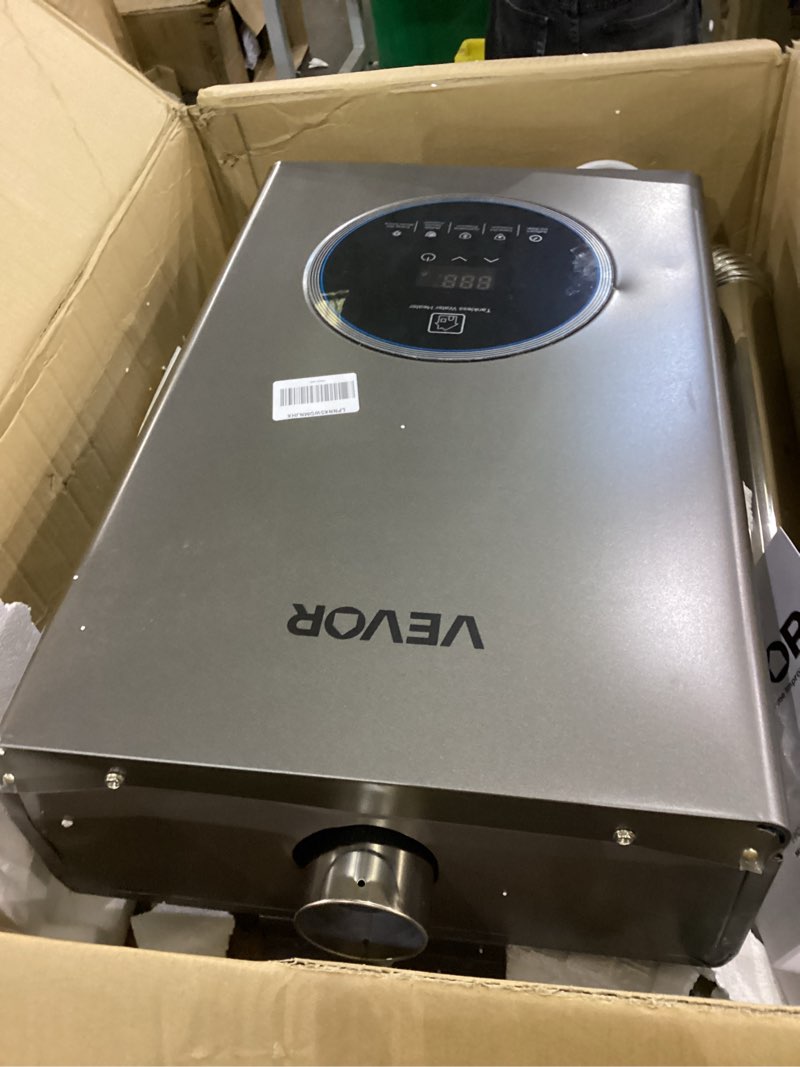 Condition photo showing Good Condition for VEVOR Gas Tankless Water Heater, 4.3Gal Indoor 100000 BTU Instant Hot Water Heater, Smart Temperature Control & Clear LED Display & Multiple Security Protections for Whole House,Silver Gray