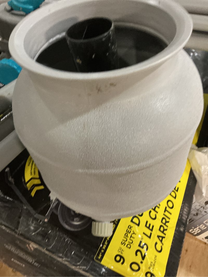 Condition photo showing As Is for brand new intex tank for 12in sand filter pumps sf80110-2 part # 11804