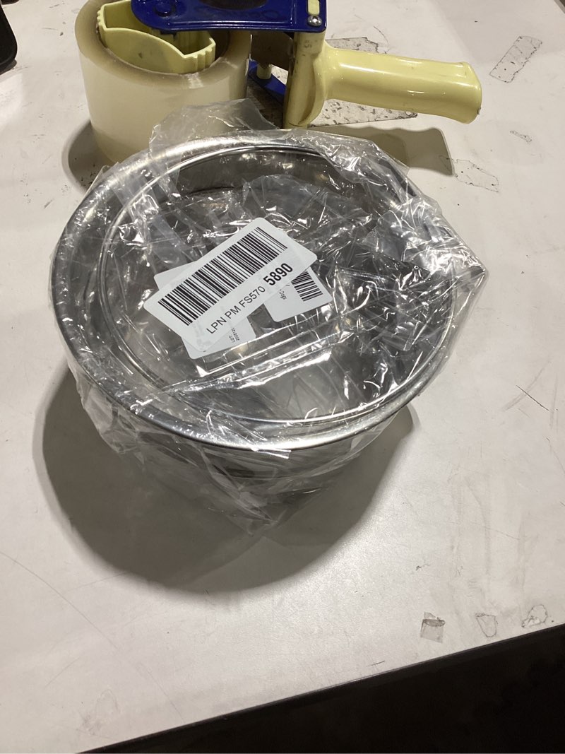 Condition photo showing Good Condition for Dog Crate Water Bowl No Spill, 2 Pack Stainless Steel Large Dog Bowls, Hanging Dogs Kennel Water and Food Bowls for Crate Cage?Metal Feeder Dish Coop Cup for Medium Large Dogs Pets