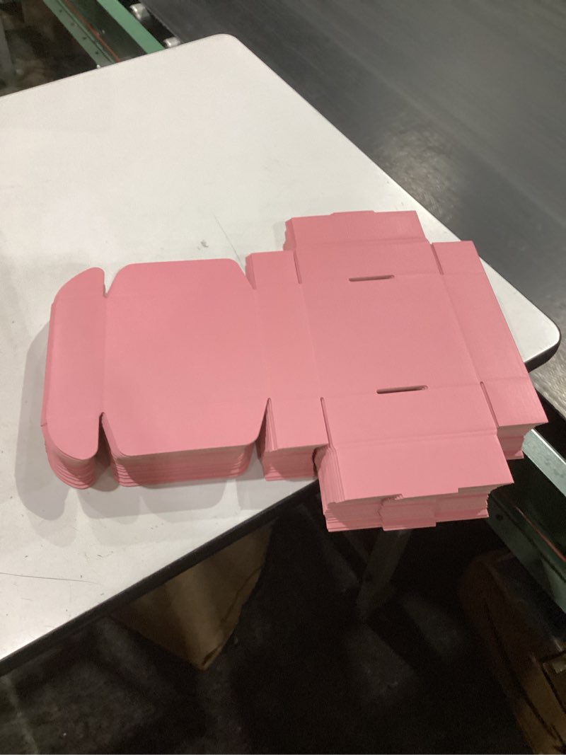 Condition photo showing New/Like New for small shipping boxes?6x6x2 inch ackaging boxes for small business?shipping boxes for small business 25 pack (pink)