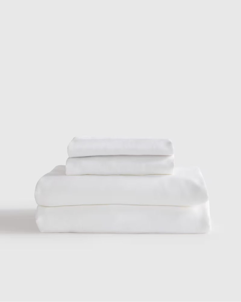 quince bamboo sheet set color white king