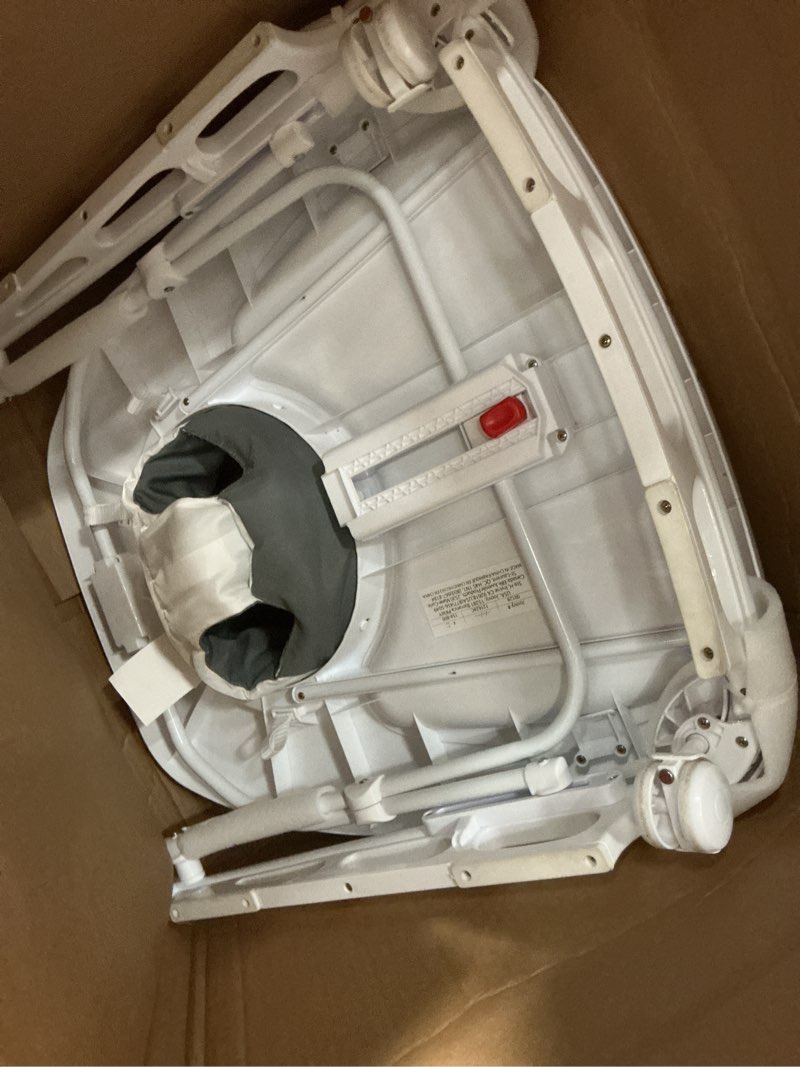 Condition photo showing As Is for Joovy Spoon Baby Walker & Activity Center Featuring Three Adjustable Heights, Extra-Large Tray, and 30 lb Weight Capacity - JPMA Safety Certified, Charcoal