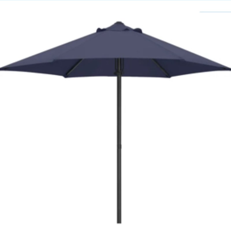 ABCCANOPY 7.5ft Outdoor Market Hand Push Patio Umbrella,12+Colors, Navy Blue
